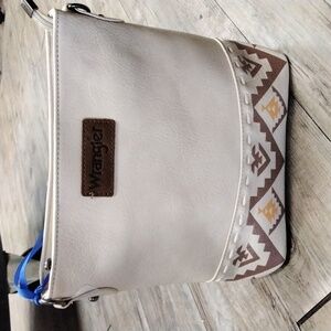 Cream Brown Wrangler crossbody Concealed carry bag